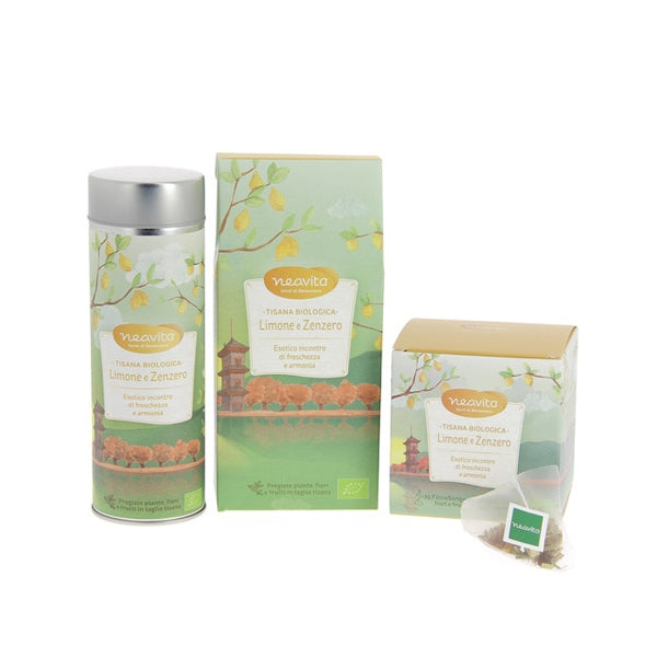 Tisana Limone e Zenzero BIO Silver Tin sfuso 80gr