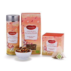 Tisana Curcuma e Zenzero BIO Silver Tin sfuso 80gr