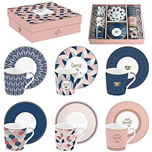 Set 6 tazzine caffè Home Sweet Home