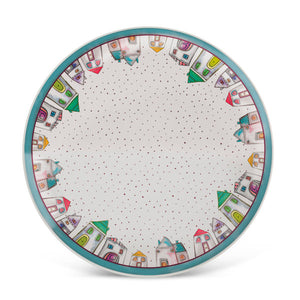 Piatto Portata Tea For Two Celeste