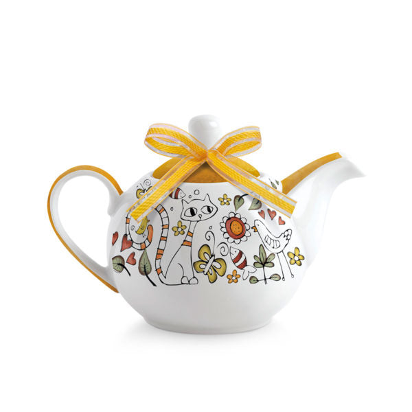 Teiera Tea For Two Arancio La Fantasia