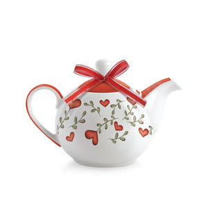Teiera Tea For Two Rossa L’Amore e L’Amicizia