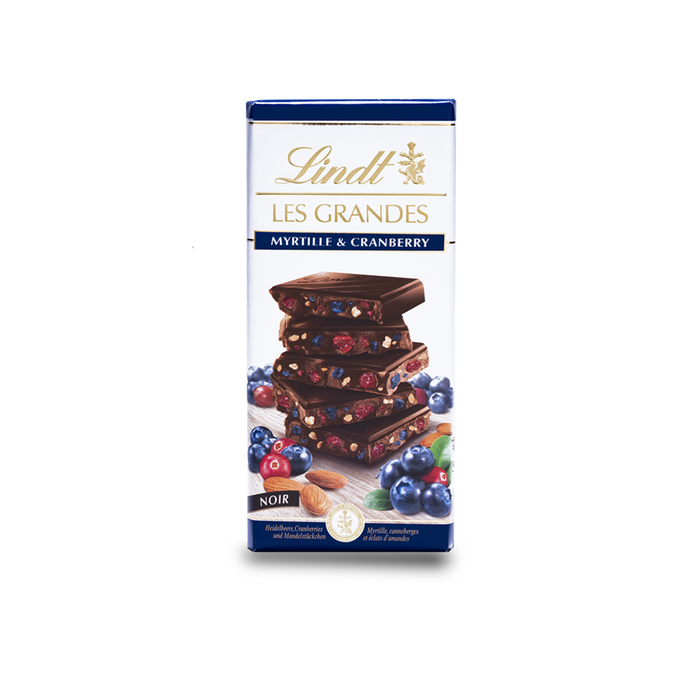 Tavoletta Les Grandes Fondente Mirtilli 150g