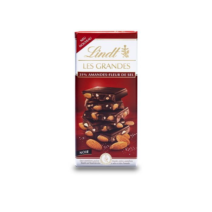Tavoletta Les Grandes Fondente Mandorle Salate 150g