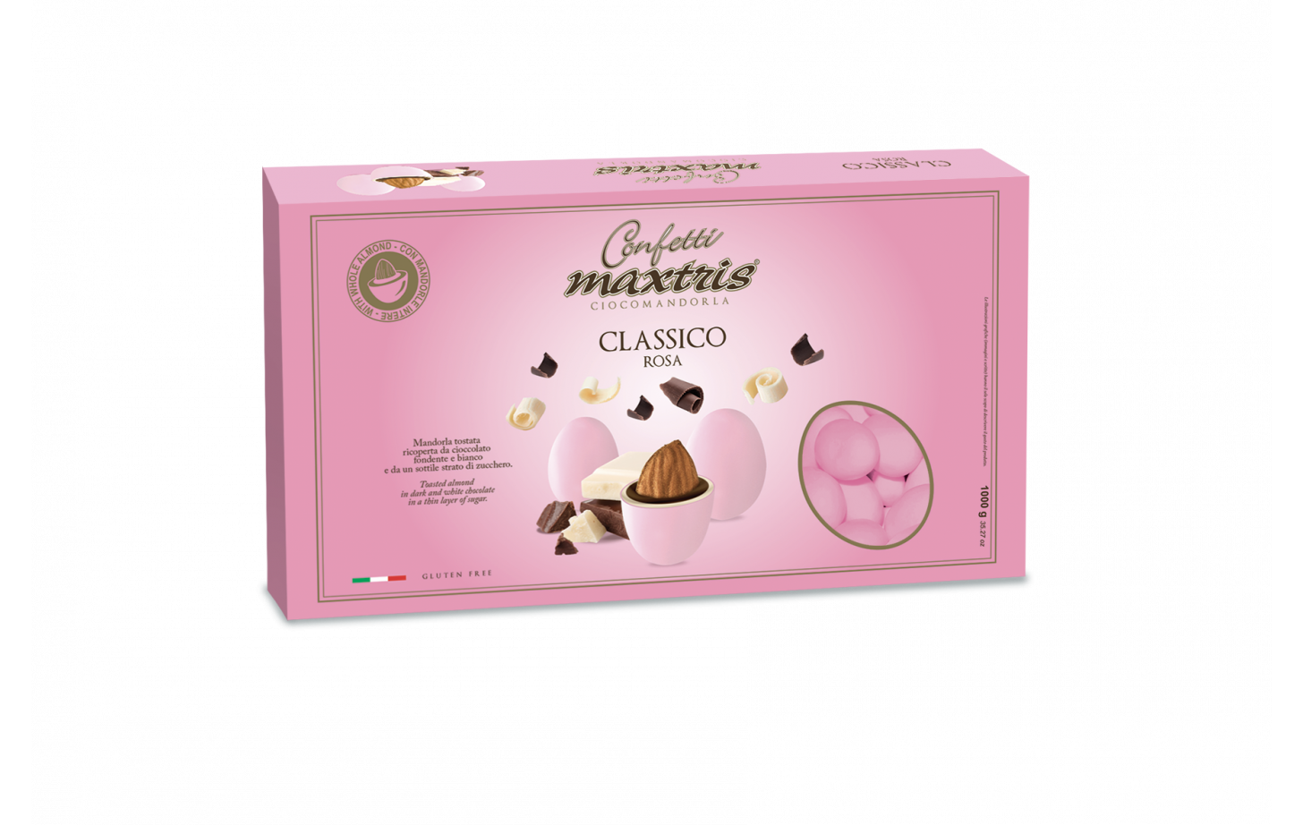 Confetti Ciocomandorla Rosa 1kg
