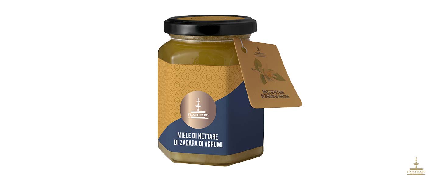 Miele di Sicilia di nettare di Zagara di Agrumi Fiasconaro