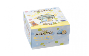 Confetti Dolce Arrivo Ciocomandorla Azzurro - vassoio 500gr