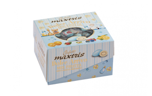 Confetti Dolce Arrivo Mix Frutta Azzurro - vassoio 500gr