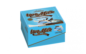 Confetti Two Milk al Cioccolato Azzurro - vassoio 500gr